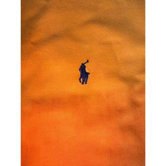 Ralph Lauren Mens Size Large Orange Ombre Dip Dyed Button Down Shirt Classic Fit - Picture 5 of 13